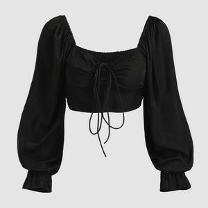 NWT Cider Ring Detail Halter Crop Top